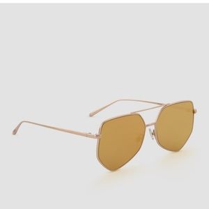 Bonnie Clyde Figueroa palace gold sunglasses